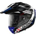 Nolan X-552 UC Graphic Motorcycle Helmet - X-Large (62cm) - Dinamo Carbon / White / Blue / Red, Black/blue/red