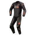 Alpinestars GP Force V2 Chaser 1PC Leather Motorcycle Suit - 60, Black / Red Fluro, Black/red