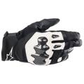 Alpinestars SMX-1 Drystar Motorcycle Gloves - X-Large - Black / White, Black/white