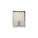 Price's Ivory Candles Tapered Dinner Candles, Pack of 50