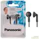 Panasonic In-Ear Earphones for iPod iPhone with Neodymium Magnet - RP-HV094E-K