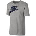 (Nike Mens T Shirt Futura Icon Gym Tee Grey S) Nike Mens T Shirt Futura Icon Cotton Sports Tee