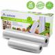 Aobosi Vacuum Sealer Bags Vacuum Food Sealer Rolls Foodsaver BPA Free & LFGB Approved Food Storage Bags 2 Pack Roll 20cm X 6m and 28cm X 6m, for...