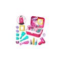 Kids Makeup Vanity Set Pretend Kids Hair Beauty Makeup Accessories Kit Salon for Little Girls Princess Toys for Toddlers Kids Girl 3 Years Old