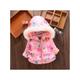 (Pink, 18-24 Months) Baby Kids Girls Coat Parka Hooded Padded Jacket