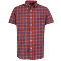 Real Hoxton Checked Short Sleeve Shirt - Shade Orange - RHXTSS-ORN SS