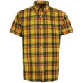 Checked Short Sleeve Shirt - Pineapple