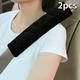 2pcs (10.63x2.17inch) Soft Auto Seat Belt Cover Seatbelt Shoulder Pad For A More Comfortable Driving Compatible With All Cars