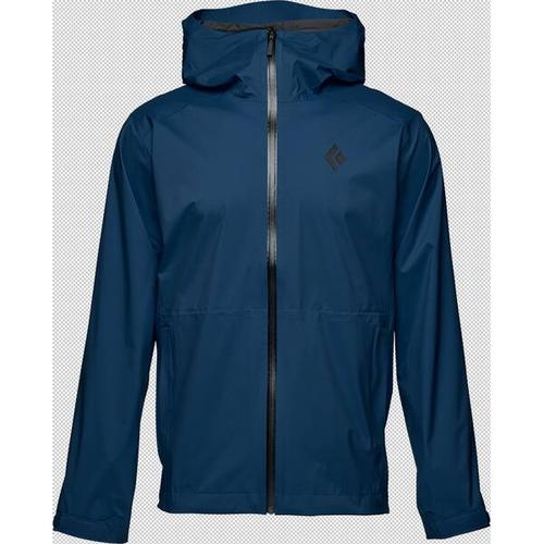 BLACK DIAMOND Herren Funktionsjacken M STORMLINE STRETCH RAIN Außen, Größe XXL in Blau