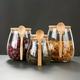 Transparent Glass Mixed Grain Snack Storage Sealed Jar With Spoon Cover Mixed Grain Jar Storage Jar For Restaurant