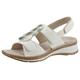 Sandale ARA "HAWAII" Gr. 41, beige (creme) Damen Schuhe Flats