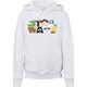 Hoodie F4NT4STIC "F4NT4STIC Kinder Star Wars Character Logo with Basic Kids Hoody" Gr. 110/116, weiß (white) Mädchen Sweatshirts Sweatshirt