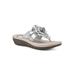 Women's Cassia Dressy Sandal by Cliffs in Silver Metallic Smooth (Size 7 1/2 M)