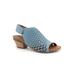 Women's Lacey Sling Back Heel by Bueno in Denim (Size 40 M)
