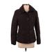 Kenneth Cole REACTION Jacket: Below Hip Brown Solid Jackets & Outerwear - Women's Size Small