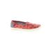 TOMS Flats: Red Damask Shoes - Women's Size 7