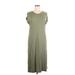 Old Navy Casual Dress - Midi: Green Solid Dresses - Women's Size X-Large