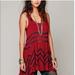 Free People Dresses | Free People Trapeze Dress | Color: Black/Red | Size: M