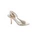Cole Haan Heels: Ivory Solid Shoes - Women's Size 10 1/2 - Open Toe