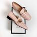 Gucci Shoes | Gucci Pink Malaga Square Toe Gg Loafer 39 Us 9 Leather Block Heel Flat Marmont | Color: Pink | Size: 9