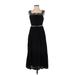 Old Navy Casual Dress - Midi Square Sleeveless: Black Print Dresses - Women's Size X-Small