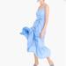 J. Crew Dresses | J. Crew Linen Cotton Tiered Maxi Dress Bright Peri Periwinkle Blue Size 12 | Color: Blue | Size: 12