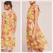 Anthropologie Dresses | Anthropologie - Yellow, Floral Dress, Petite S | Color: Gold/Yellow | Size: Sp