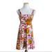 Anthropologie Dresses | Anthropologie | Maeve Sun Dress Bold Floral 0 | Color: Gray/Red | Size: 0