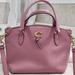 Coach Bags | Coach 1317 Remi True Pink Pebbled Leather Gold C Crossbody Satchel Bag | Color: Pink | Size: Os