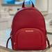 Michael Kors Bags | Michael Kors Jaycee Medium Pebbled Leather Backpack Chili | Color: Red | Size: Os