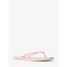 Michael Kors Shoes | Michael Kors Jinx Logo Flip Flop 9 Ballet New | Color: Pink | Size: 9