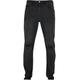 Bequeme Jeans URBAN CLASSICS "Urban Classics Herren Distressed Stretch Denim Pants" Gr. 32, Normalgrößen, schwarz (black destroyed washed) Herren Jeans