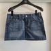 American Eagle Outfitters Skirts | Americaneagle Size 6 Denim Mini Skirt | Color: Blue | Size: 6