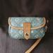 Dooney & Bourke Bags | Dooney And Bourke Vintage Rope Print Wristlet | Color: Blue/Tan | Size: Os