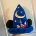 Disney Accessories | Mickey Fantasia Ears Hat, Mickey Sorcerer Disney Blue Plush | Color: Blue | Size: Osb