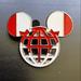 Disney Accessories | Disney Trading Pin 116978 Mickey Mouse Shape Red White Canada Canadian Flag | Color: Red/White | Size: Os