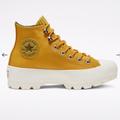 Converse Shoes | Chuck Taylor All Star Lugged Waterproof Leather High Top | Color: Gold/Yellow | Size: 7.5