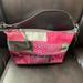 Coach Bags | Coach Holiday Patchwork Vintage Top Handle Bag | Color: Pink | Size: 5h X 9.5l X3w