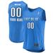 Youth Fanatics Branded Blue Oklahoma City Replica Custom Jersey