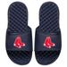 Youth ISlide Navy Boston Red Sox Personalized Primary Logo Slide Sandals