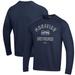 Men's Under Armour Navy Moravian Greyhounds All Day Fleece Pullover Sweatshirt