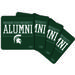 Michigan State Spartans Alumni 4-Pack Neoprene Coaster Set