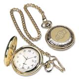 Gold Oklahoma State Cowboys Pocket Watch