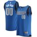 Youth Fanatics Branded Blue Dallas Mavericks Fast Break Custom Replica Jersey - Icon Edition