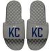 Youth ISlide Gray Kansas City NWSL Wordmark Logo Slide Sandals