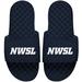 Youth ISlide Navy NWSL Wordmark Logo Slide Sandals