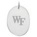 Wake Forest Demon Deacons 2.75'' x 3.75'' Glass Oval Ornament