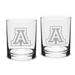 Arizona Wildcats Set of 2 Traditional Double Old Fashioned Glasses