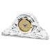 Gold Kansas Jayhawks Crystal Clock