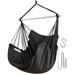 Hammock Chair Hanging Rope Swing - Hammock Chair Bedrooms - Swing Chair Indoor - Hanging Chair Outdoor - Max Weight 500 Lbs